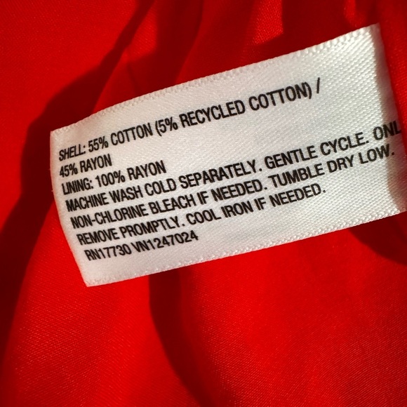 Kate Spade Red Scallop Hem Mini Dress - Picture 5 of 5